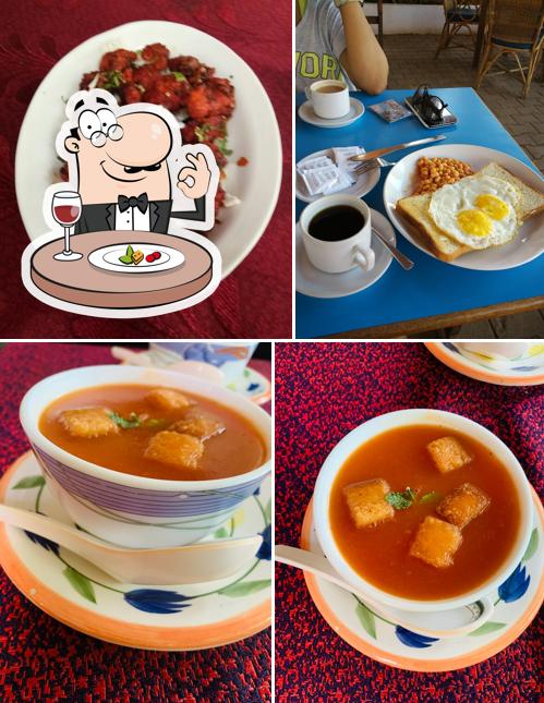 Food at Aryan's Restaurant