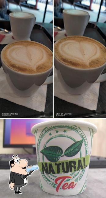 Order a drink from the menu
