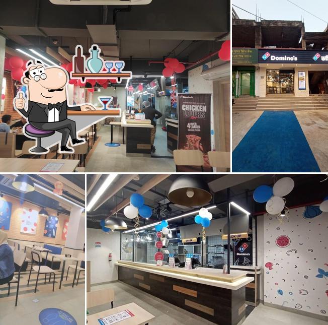 The interior of Domino's Pizza Murgasole, Asansol