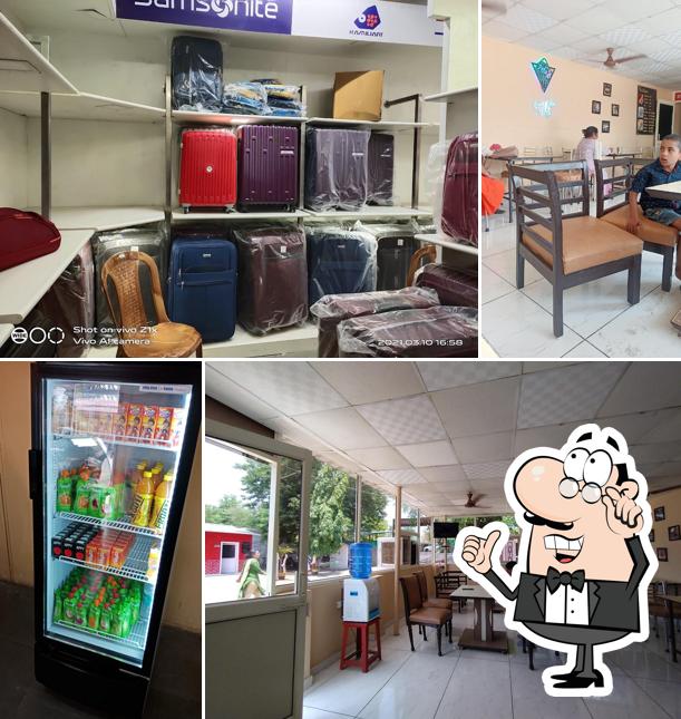 Take a seat at one of the tables at Pine CSD Canteen