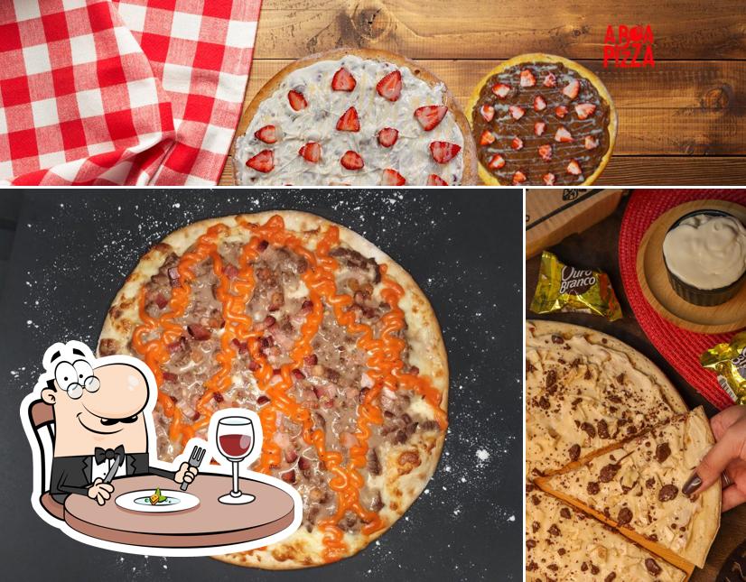 Platos en Pizzaria A Boa