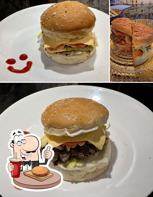 Try out a burger at Al-Sufi