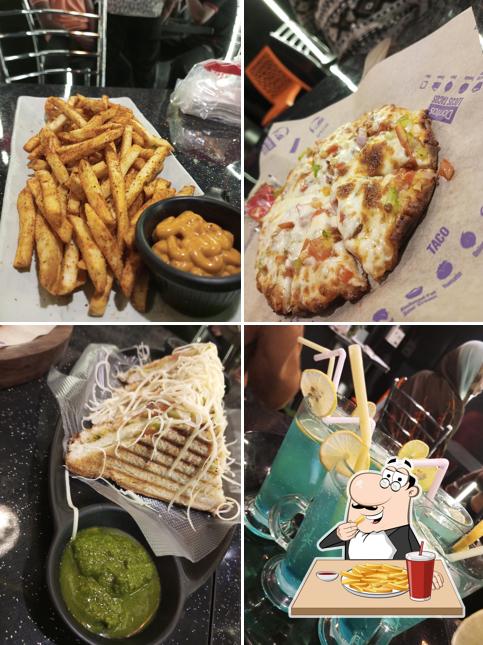 French fries at Black One Cafe