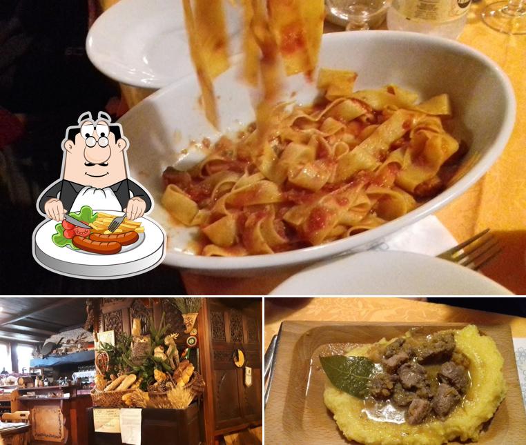 Cibo al Ristorante La Sella del Vento