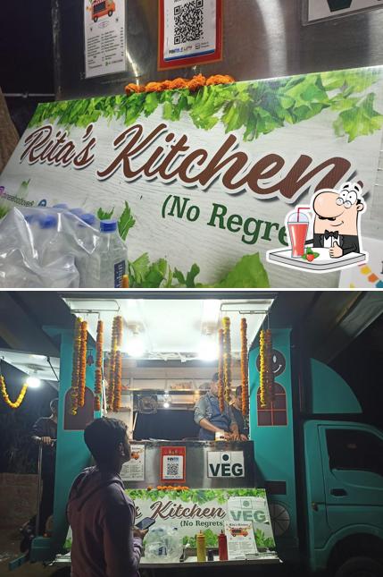 Enjoy a beverage at Rita's kitchen