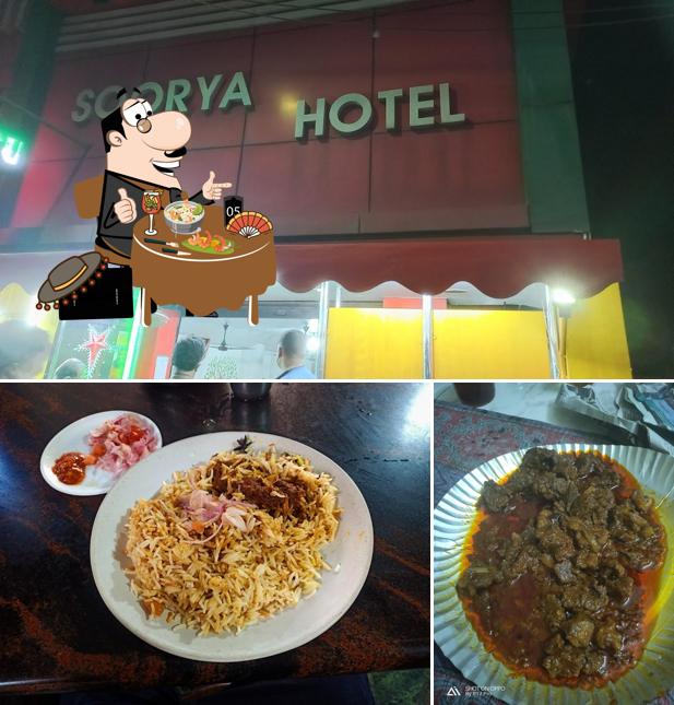 The restaurant's food and exterior