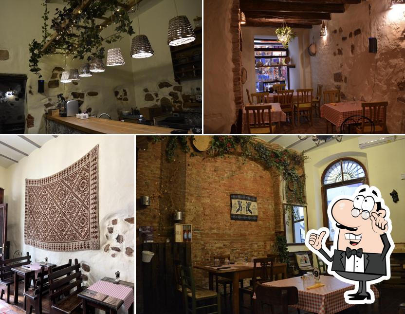 Gli interni di Trattoria S'Arrastu