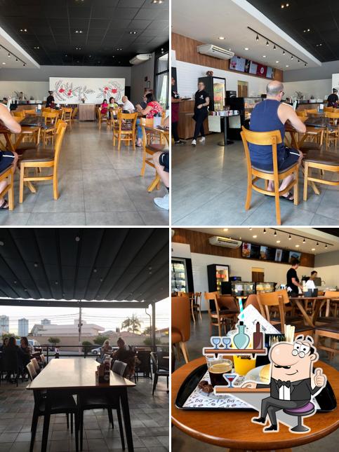 O interior do Congelatto Casa Taubate