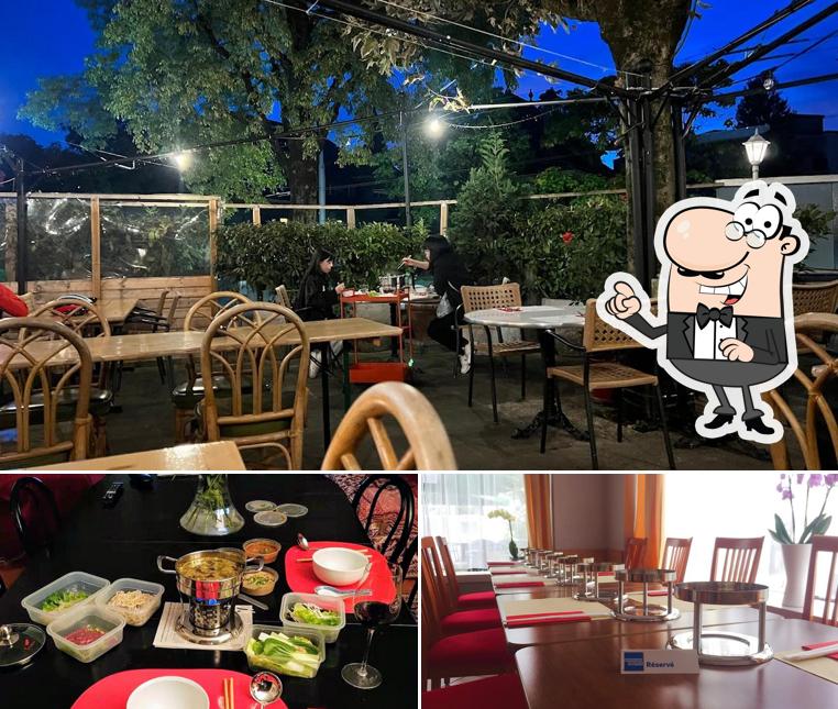 Gli interni di Fondue chinoise Tang Roulou