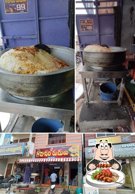 Food at Godavari Ruchulu