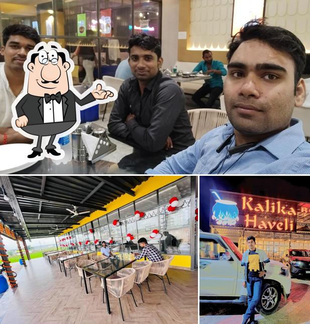 This is the photo showing interior and exterior at Kalika Haveli