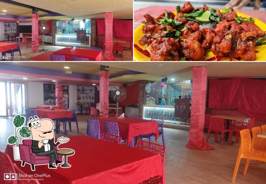 The picture of interior and food at Besant Nagar Biriyani (BNB)