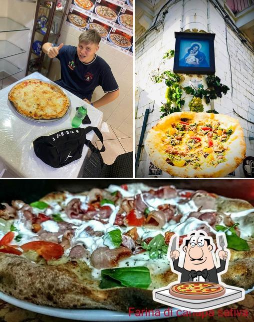 A Da Mattone, puoi prenderti una bella pizza