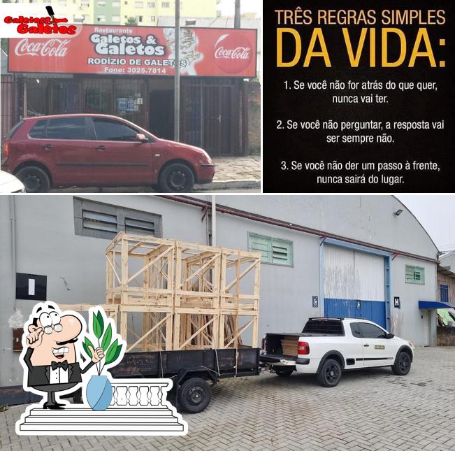 O exterior do Galetos & Galetos