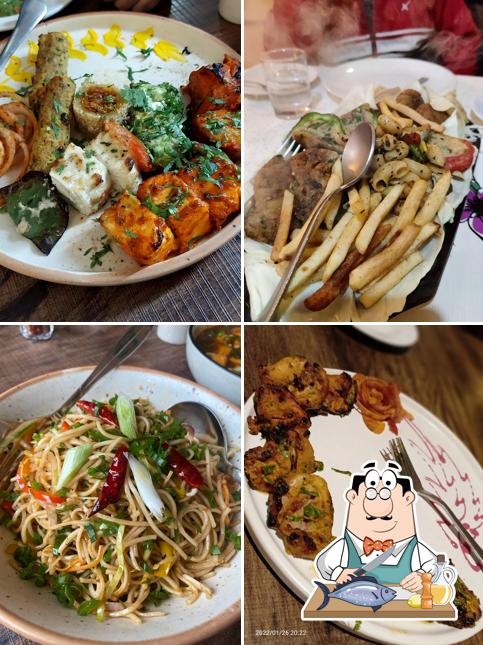 Grilled salmon at Hotel Center Point