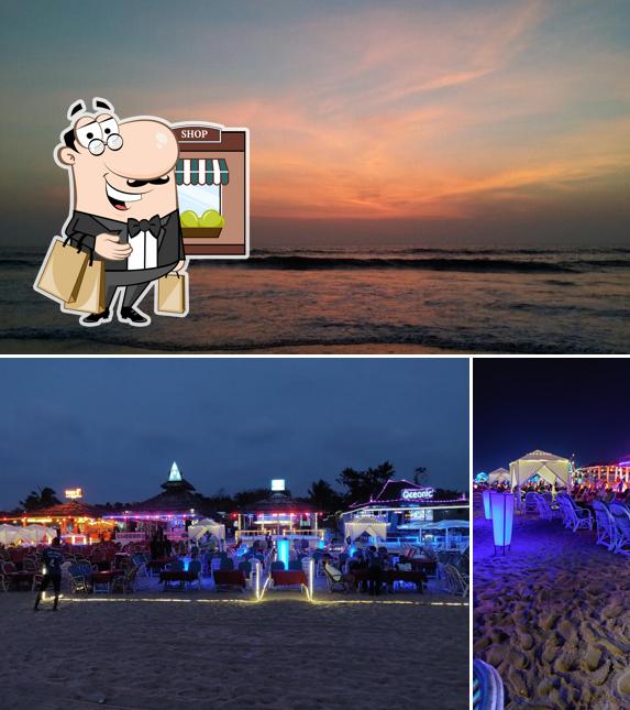 The exterior of Joe Louie Beach Shack