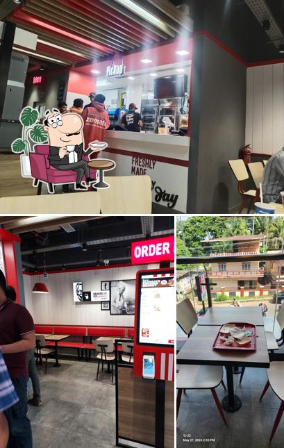 The interior of KFC ottapalam