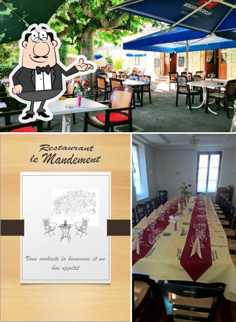 Gli interni di Restaurant Le Mandement SA