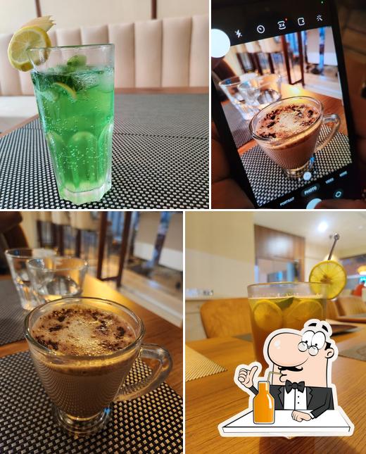 Enjoy a drink at Salato Cafe and Restaurant