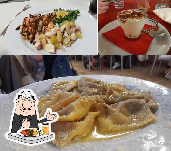 Dai un’occhiata alla immagine che presenta la cibo e bevanda di Ristorante Pizzeria La Torre sul Lago