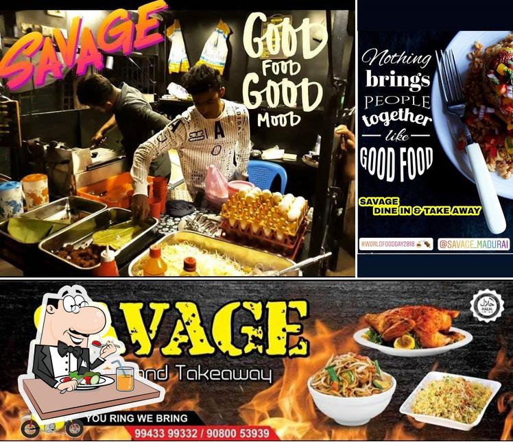 Food at Savage Drive'N EATS