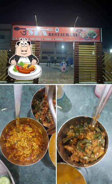 Among different things one can find food and interior at Shree Uma Dining Hall