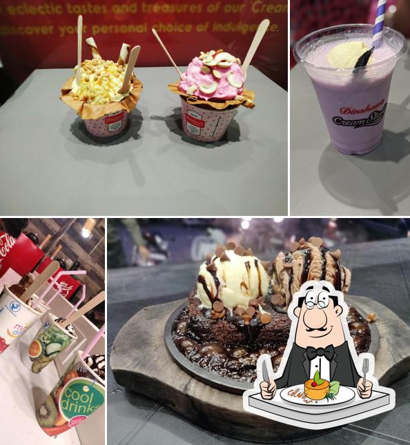 Food at Dinshaws Cream Studio