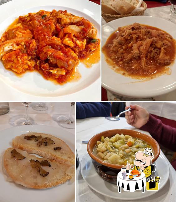 Cibo al Trattoria Mazzoni