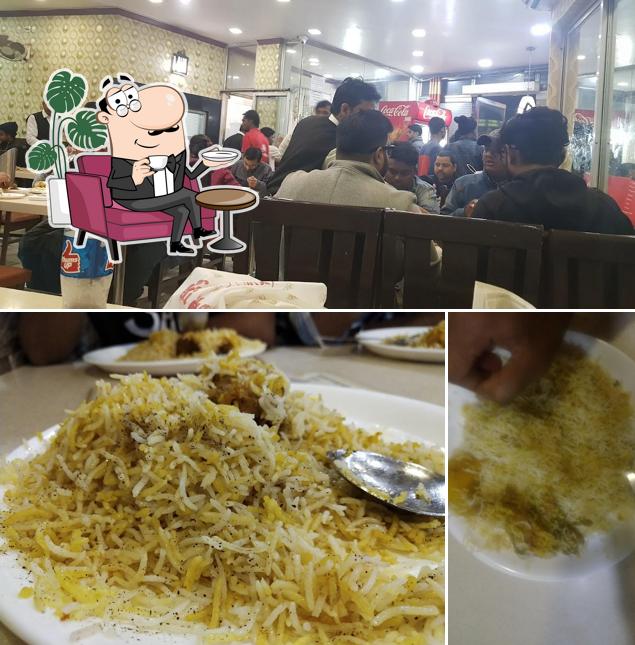 The interior of Biryani Mahal