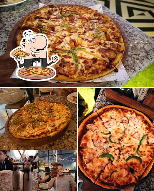 Try out pizza at Boho The Sky Cafe- Madhyamgram