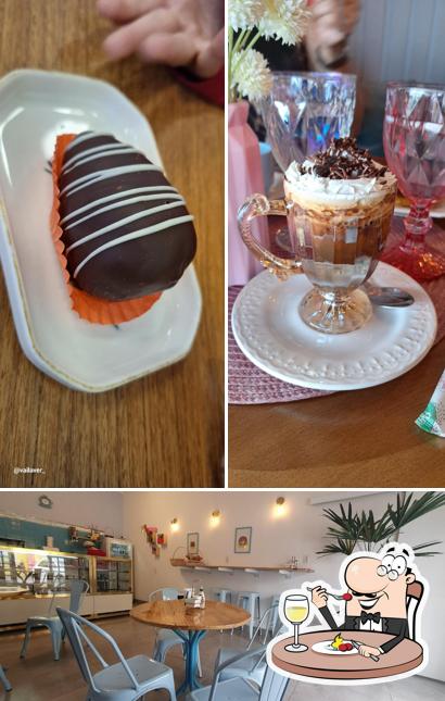O Encanto Doceria / Café / Buffet se destaca pelo comida e interior