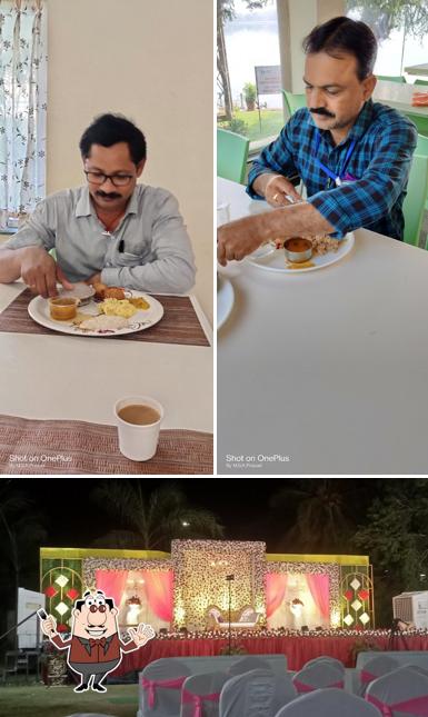 Take a look at the picture displaying food and interior at Haritha Restaurant