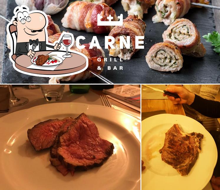 Prova i un pasto a base di carne a Carne Grill e Bar