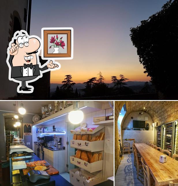 Tra le varie cose da Pizza and Bakery "Il Mugnaio" si possono trovare la interni e esterno