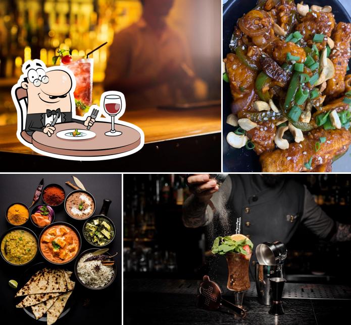 Food at Bottom’s Up Pub & Cafe Bar Bhopal