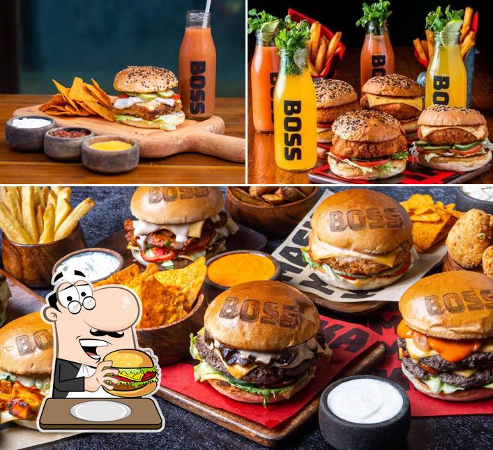 Order a burger at Indore Boss Burger