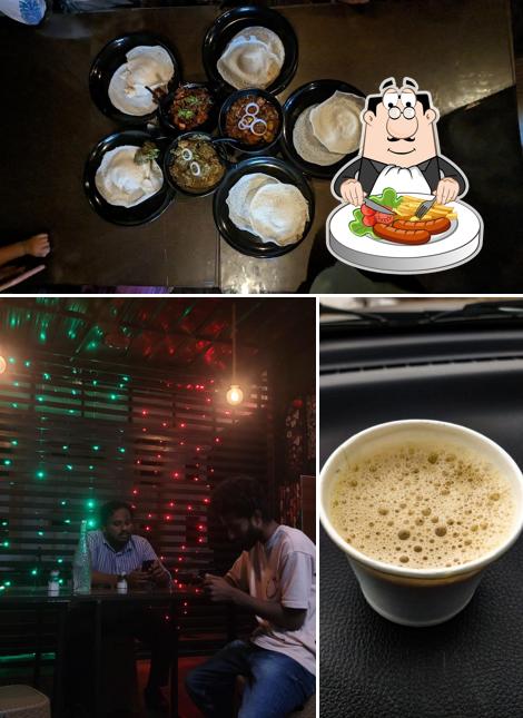 Food at Midnight Mocha The dining room cafe