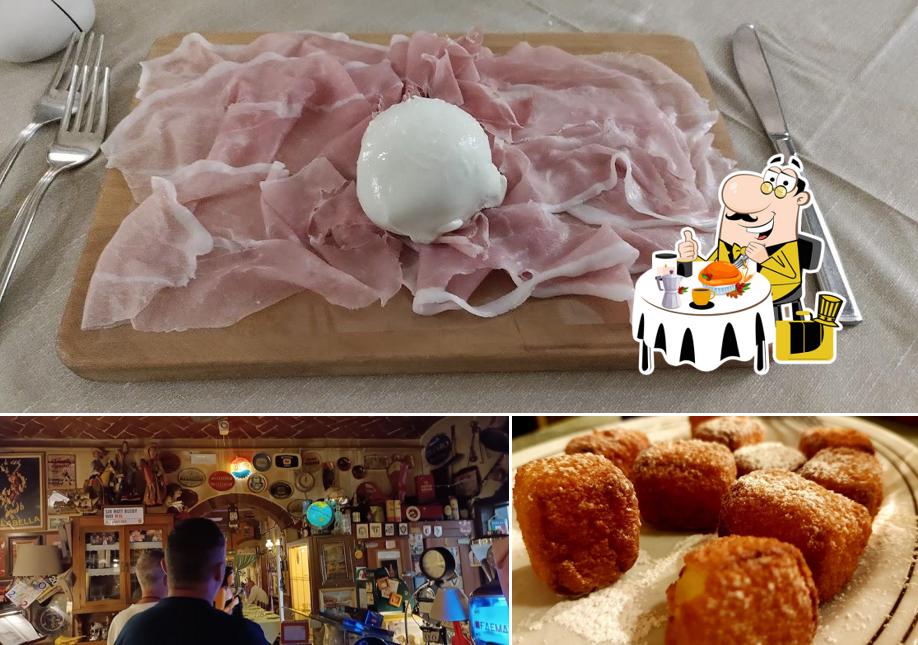 Cibo al Trattoria Castellinaria