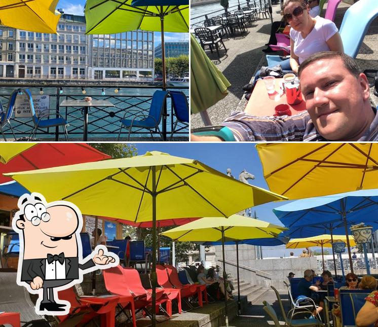 Gli interni di Terrasse le Paradis