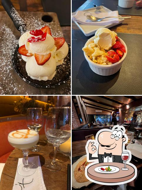 Comida em OX Room Steakhouse