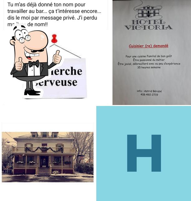 Hôtel Victoria - verre amical