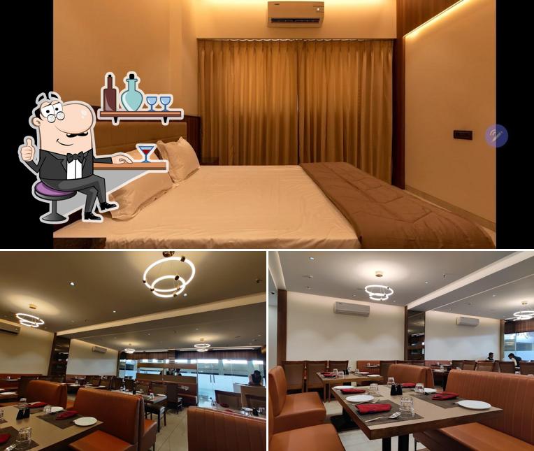 The interior of La Festiva Restaurant Cafe Ganesh Banquet