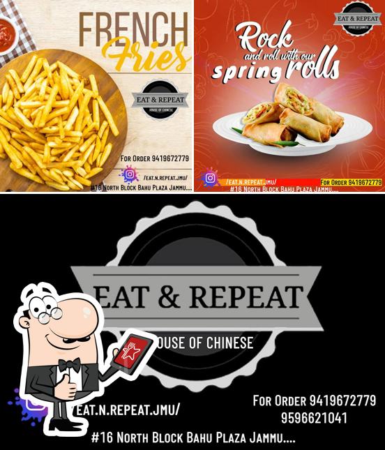 Look at the pic of Eat & Repeat JMU