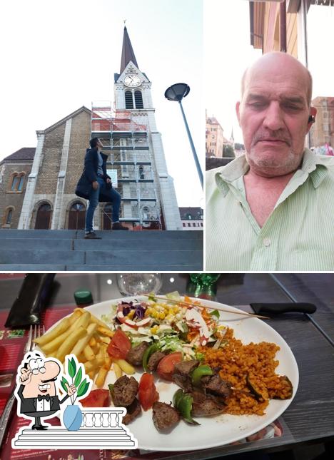 La esterno e bevanda del ristorante