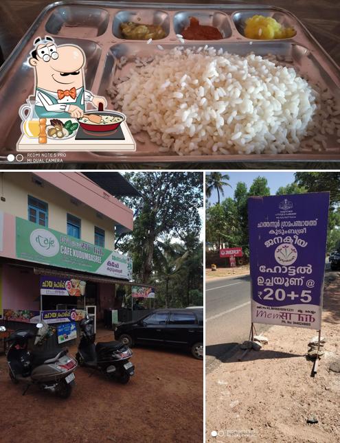 Fried rice at Memsahib Kudumbasree Hotel