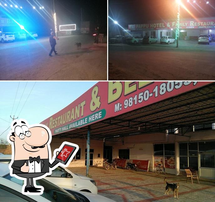 The exterior of Pappu Hotel & Bar