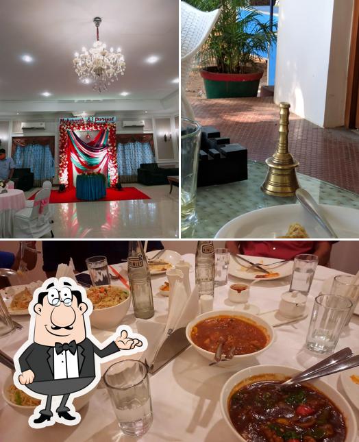 Take a seat at one of the tables at Sailing annexe