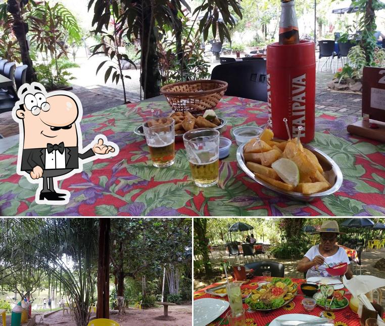 O interior do Cabana do Peixe