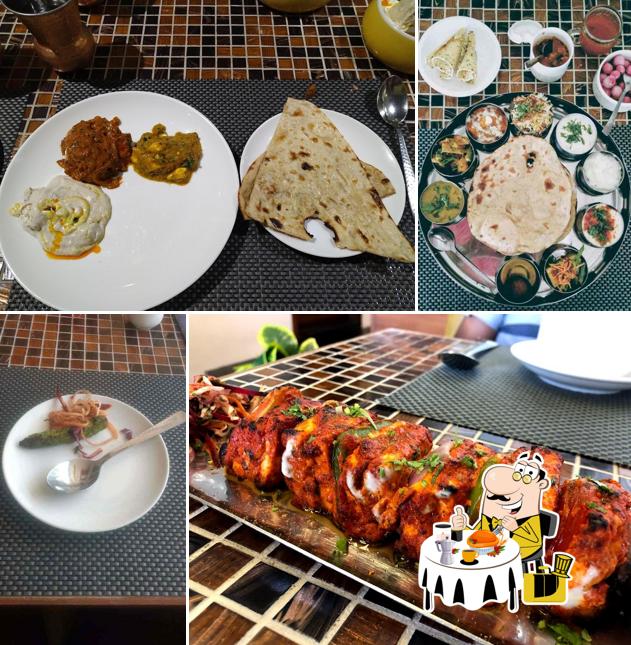 Food at Santrupti Veg Restaurant and Party Hall