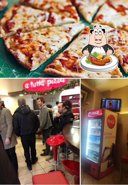 La immagine della cibo e interni di A Tutta Pizza